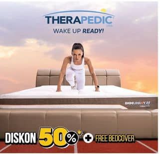 Promo Harga Therapedic Wake Up Ready  - COURTS