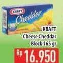 Promo Harga KRAFT Cheese Cheddar 165 gr - Hypermart