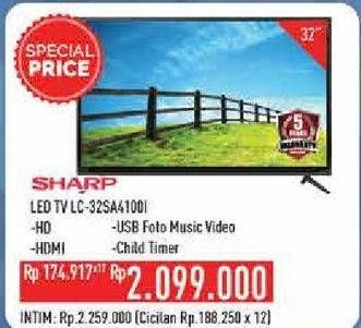 Promo Harga SHARP LC-32SA4100i | LED TV  - Hypermart