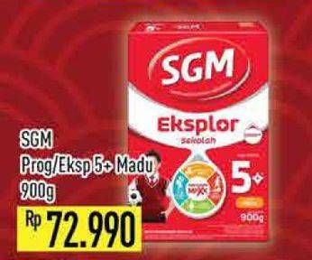 Promo Harga SGM Eksplor 5+ Susu Pertumbuhan Madu 900 gr - Hypermart