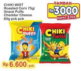 Promo Harga Chiki Twist Snack/Chiki Puffs Snack   - Indomaret