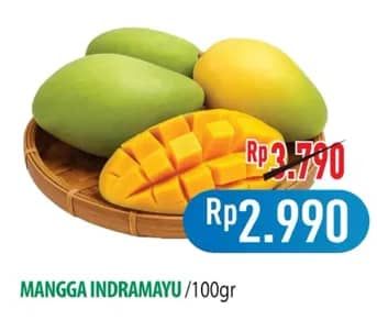 Promo Harga Mangga Indramayu per 100 gr - Hypermart