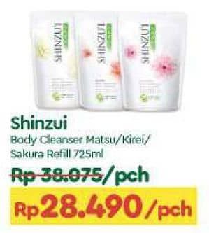 Promo Harga Shinzui Body Cleanser Matsu, Kirei, Sakura 725 ml - TIP TOP