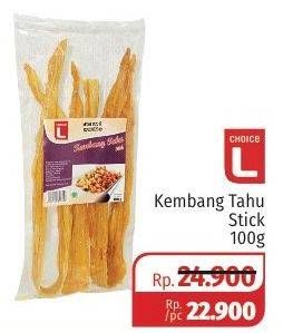 Promo Harga CHOICE L Kembang Tahu Stick 100 gr - Lotte Grosir