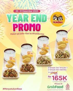 Promo Harga 4 Simple Set  - HokBen