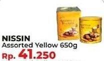 Promo Harga NISSIN Assorted Biscuits Yellow 650 gr - Yogya