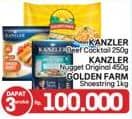 Promo Harga Kanzler Cocktail + Kanlzer Nugget + Golden Farm French Fries  - LotteMart