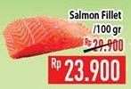 Promo Harga Salmon Fillet per 100 gr - Hypermart