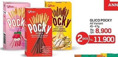 Promo Harga Glico Pocky Stick All Variants 45 gr - LotteMart