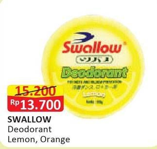 Promo Harga SWALLOW Deodorant Lemon, Orange  - Alfamart