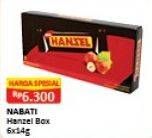 Promo Harga NABATI Hanzel Wafer per 6 pcs 14 gr - Alfamart