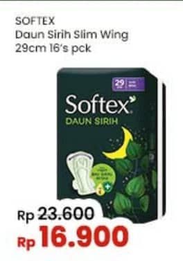Promo Harga Softex Daun Sirih 29cm 18 pcs - Indomaret