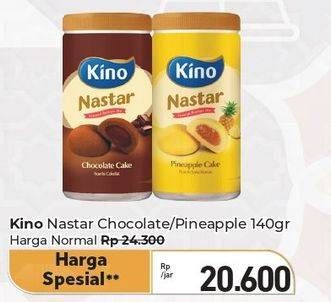 Promo Harga Kino Nastar Chocolate, Nanas 140 gr - Carrefour