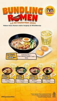 Promo Harga Bundling Ramen  - HokBen