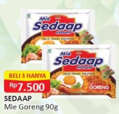 Promo Harga SEDAAP Mie Goreng 90 gr - Alfamart