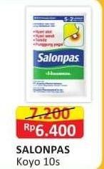 Promo Harga SALONPAS Koyo Pereda Nyeri 10 pcs - Alfamart