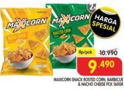 Promo Harga MAXICORN Snack Barbecue, Nacho Cheese, Roasted Corn 150 gr - Superindo