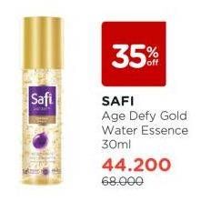 Promo Harga Safi Age Defy Gold Water Essence 30 ml - Watsons