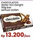 Promo Harga Chocolatos Delight Wafer Stick All Variants 90 gr - Indomaret