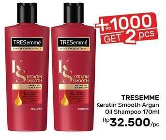 Promo Harga TRESEMME Shampoo Keratin Smooth 170 ml - Guardian