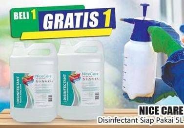 Promo Harga NICE CARE Disinfectant 5000 ml - Hari Hari