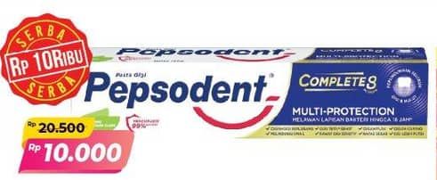Promo Harga Pepsodent Pasta Gigi Complete 8 Actions Multi Protection 150 gr - Alfamart