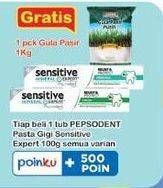 Promo Harga Pepsodent Pasta Gigi Sensitive Expert All Variants 100 gr - Indomaret