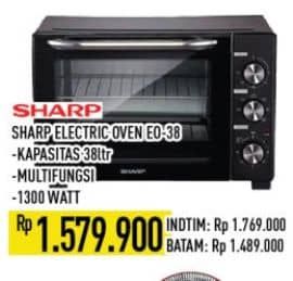 Promo Harga Sharp Electric Oven EO-38 3800 ml - Hypermart