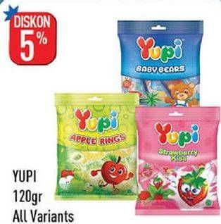 Promo Harga YUPI Candy All Variants 120 gr - Hypermart