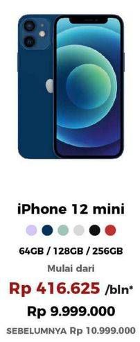 Promo Harga APPLE iPhone 12 Mini 128 GB, 256 GB, 64 GB 1 pcs - Erafone
