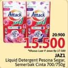 Promo Harga Attack Jaz1 DeterGel Pesona Segar, Semerbak Cinta 750 ml - Alfamidi