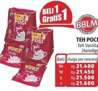 Promo Harga Cap Poci Teh Celup per 24 pcs 8 gr - Lotte Grosir