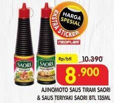 Promo Harga AJINOMOTO SAORI Saus Tiram, Teriyaki 135 ml - Superindo