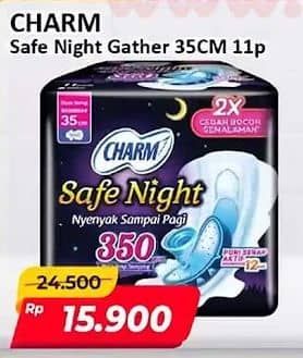 Promo Harga Charm Safe Night Gathers 35cm 11 pcs - Alfamart