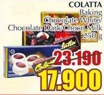 Promo Harga Colatta Compound White, Dark, Milk 250 gr - Giant