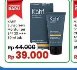 Promo Harga Kahf Triple Protection Sunscreen Moisturizer SPF 30+++ 30 ml - Indomaret
