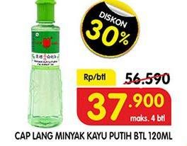 Promo Harga CAP LANG Minyak Kayu Putih 120 ml - Superindo