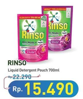 Promo Harga Rinso Liquid Detergent 700 ml - Hypermart