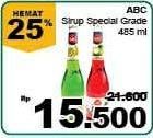 Promo Harga ABC Syrup Special Grade 485 ml - Giant