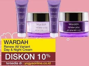Promo Harga WARDAH Renew All Variant Day & Night Cream  - Yogya