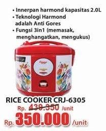 Promo Harga COSMOS CRJ 6305 Rice Cooker  - Hari Hari