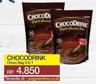 Promo Harga Choco Drink Belgian Chocolate Taste 28 gr - Yogya