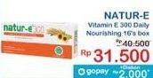 Promo Harga Natur-e Daily Nourishing 300IU 16 pcs - Indomaret