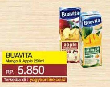 Promo Harga BUAVITA Fresh Juice Mango, Apple 250 ml - Yogya