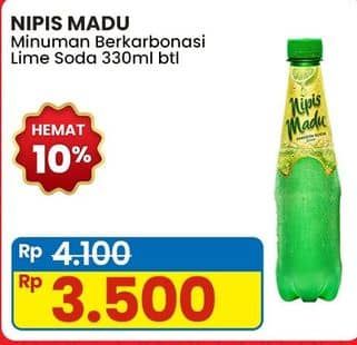 Nipis Madu Lime Soda 330 ml Diskon 14%, Harga Promo Rp3.500, Harga Normal Rp4.100