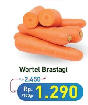 Promo Harga Wortel Berastagi per 100 gr - Hypermart