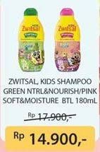 Promo Harga ZWITSAL Kids Shampoo Natural Nourishing Care, Soft Moisturising 180 ml - Indomaret