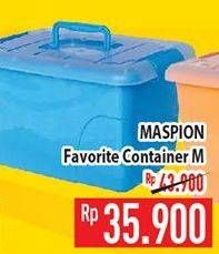 Promo Harga MASPION Container Box Favorite M  - Hypermart