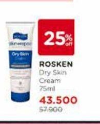 Promo Harga ROSKEN Dry Skin Repair Cream 75 ml - Watsons