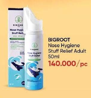 Promo Harga Bigroot Nose Hygiene Stuff Relief Adult 50 ml - Guardian